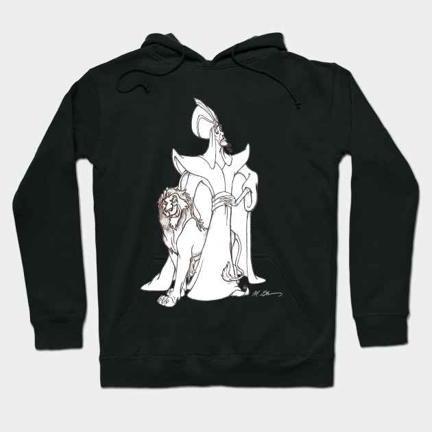 "A Villainous Team-Up" Hoodie by MGleasonIllustration